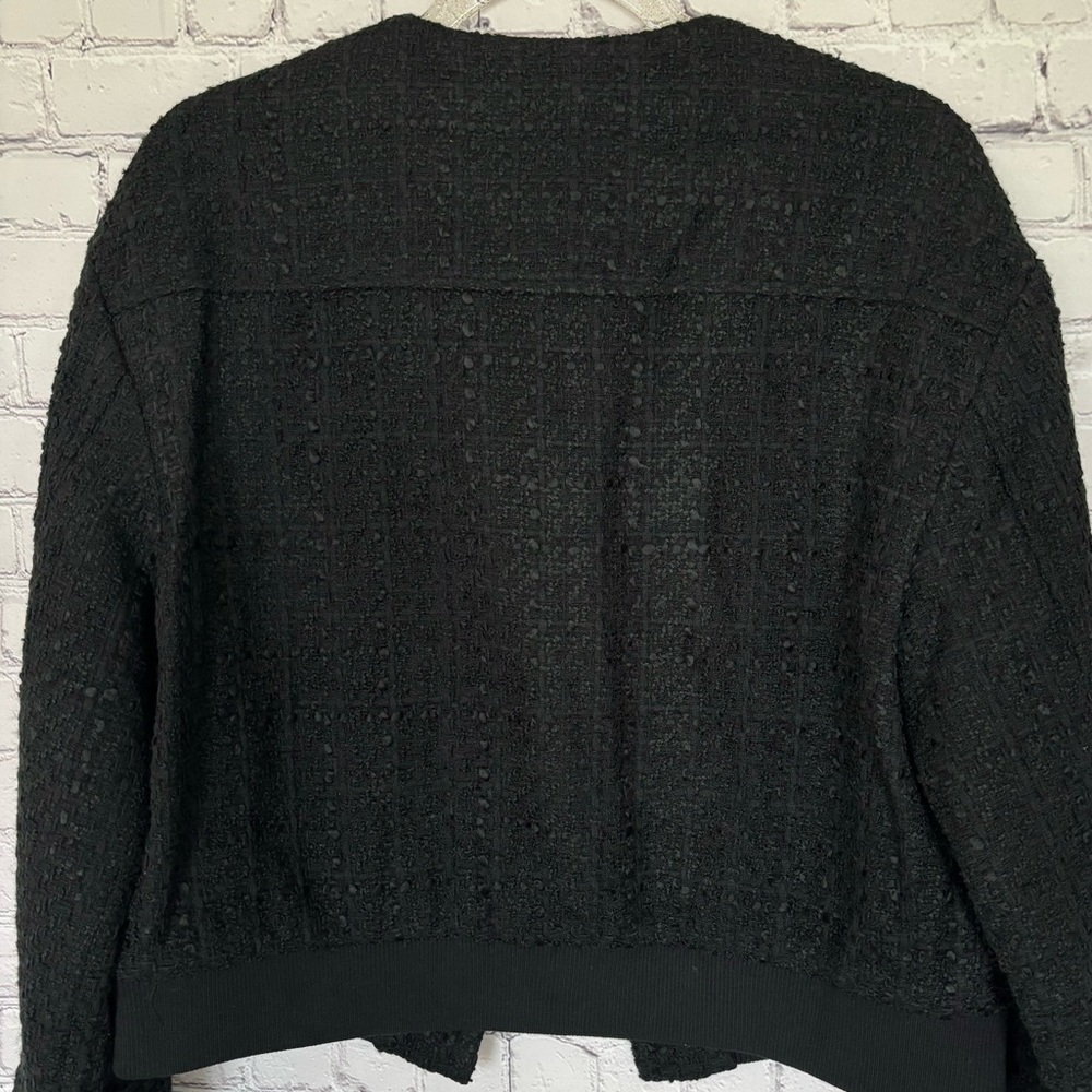 TRUTH by Republic Vintage-Style Cropped Tweed Boucle Bomber Jacket--NWT--12 - Picture 8 of 15